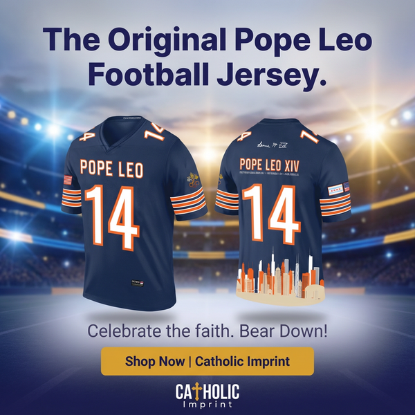 Pope Leo XIV Chicago Fan Football Jersey
