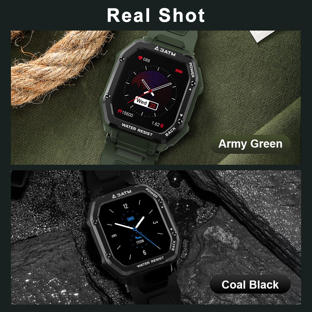 ROCK Rugged Smart Watch Outdoor Waterproof Fitness Tracker