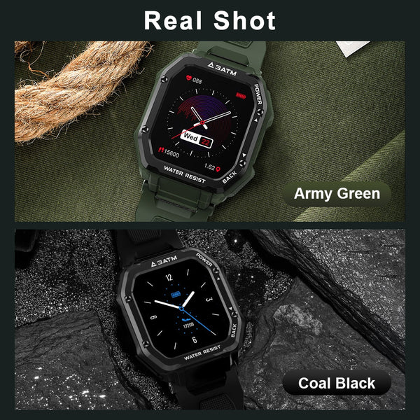 ROCK Rugged Smart Watch Outdoor Waterproof Fitness Tracker