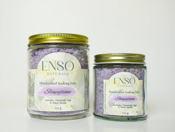 Sleepy Time Handcrafted Soaking Salt - Minerals + Botanicals