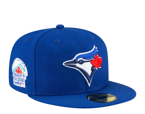 New Era 59Fifty Men Toronto Blue Jays Icy 1991 ASG Side Patch Fitted Hat Royal/Baby Blue