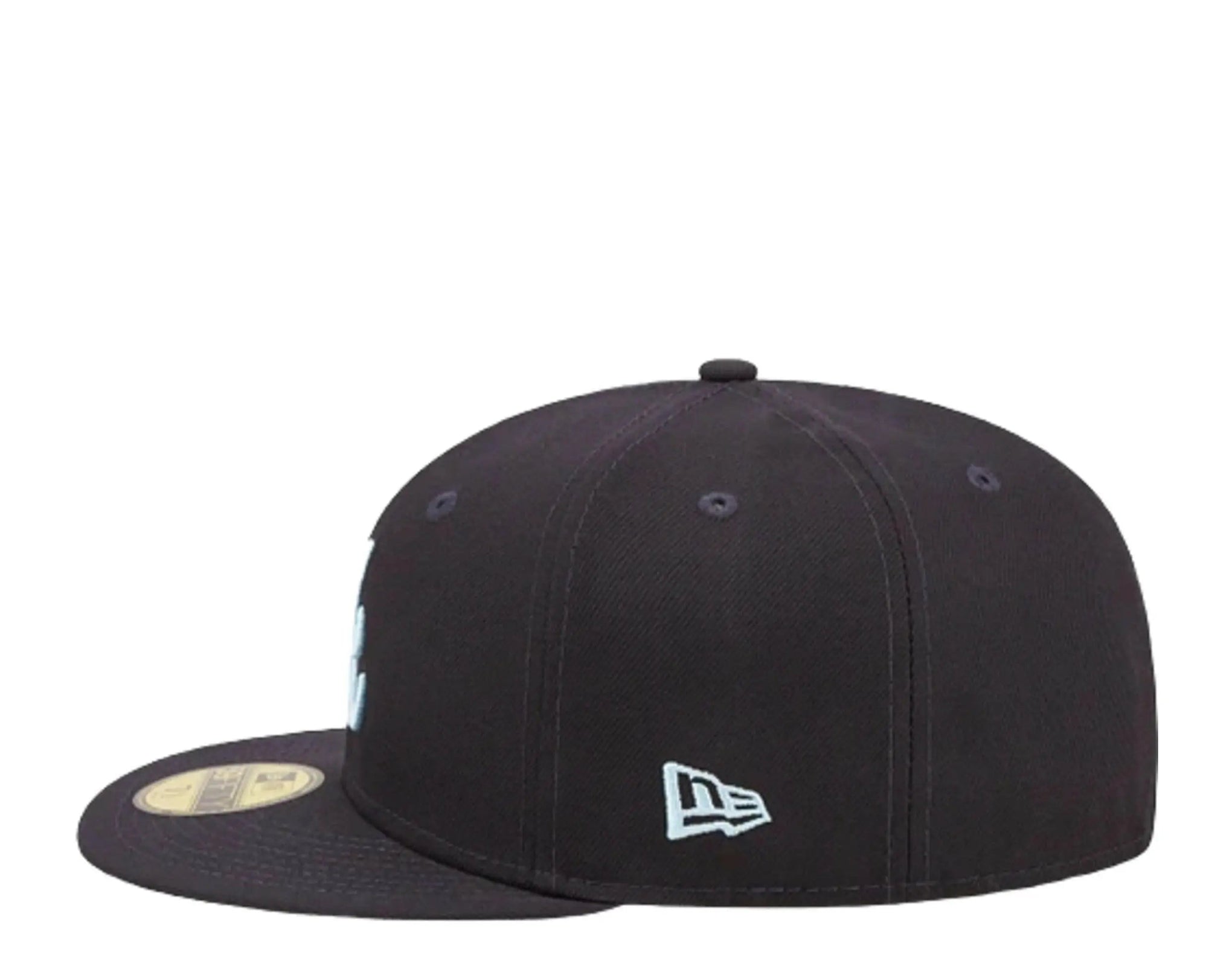 New Era Cloud Under 59Fifty Atlanta Braves Men Fitted Hat Navy