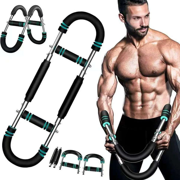Multifunction Adjustable Arm Strength Trainer U-Shaped Chest Muscle Fitness Equipment