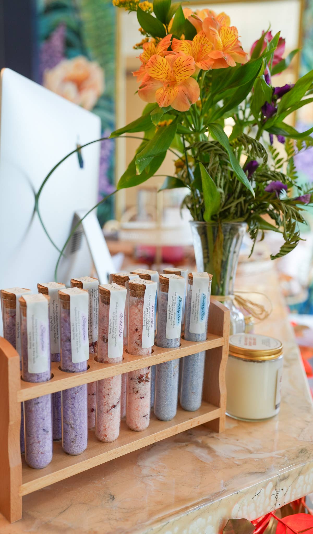Wild Rose Handcrafted Soaking Salts - Minerals + Botanicals