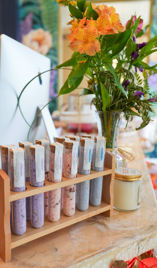 Wild Rose Handcrafted Soaking Salts - Minerals + Botanicals