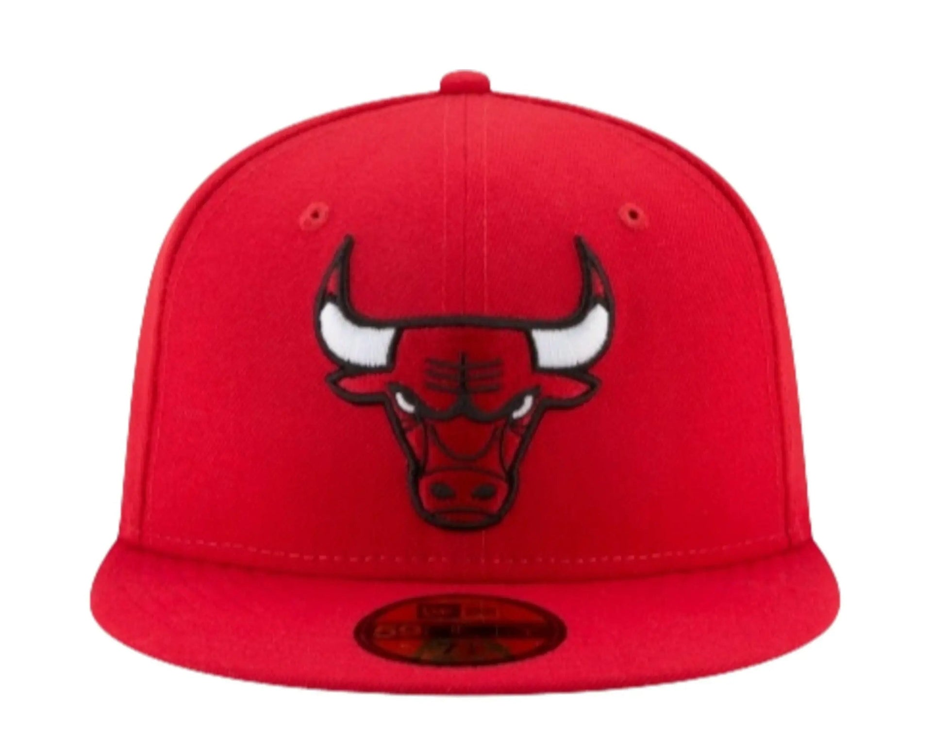 New Era 59Fifty Men Fitted Hat Red Chicago Bulls