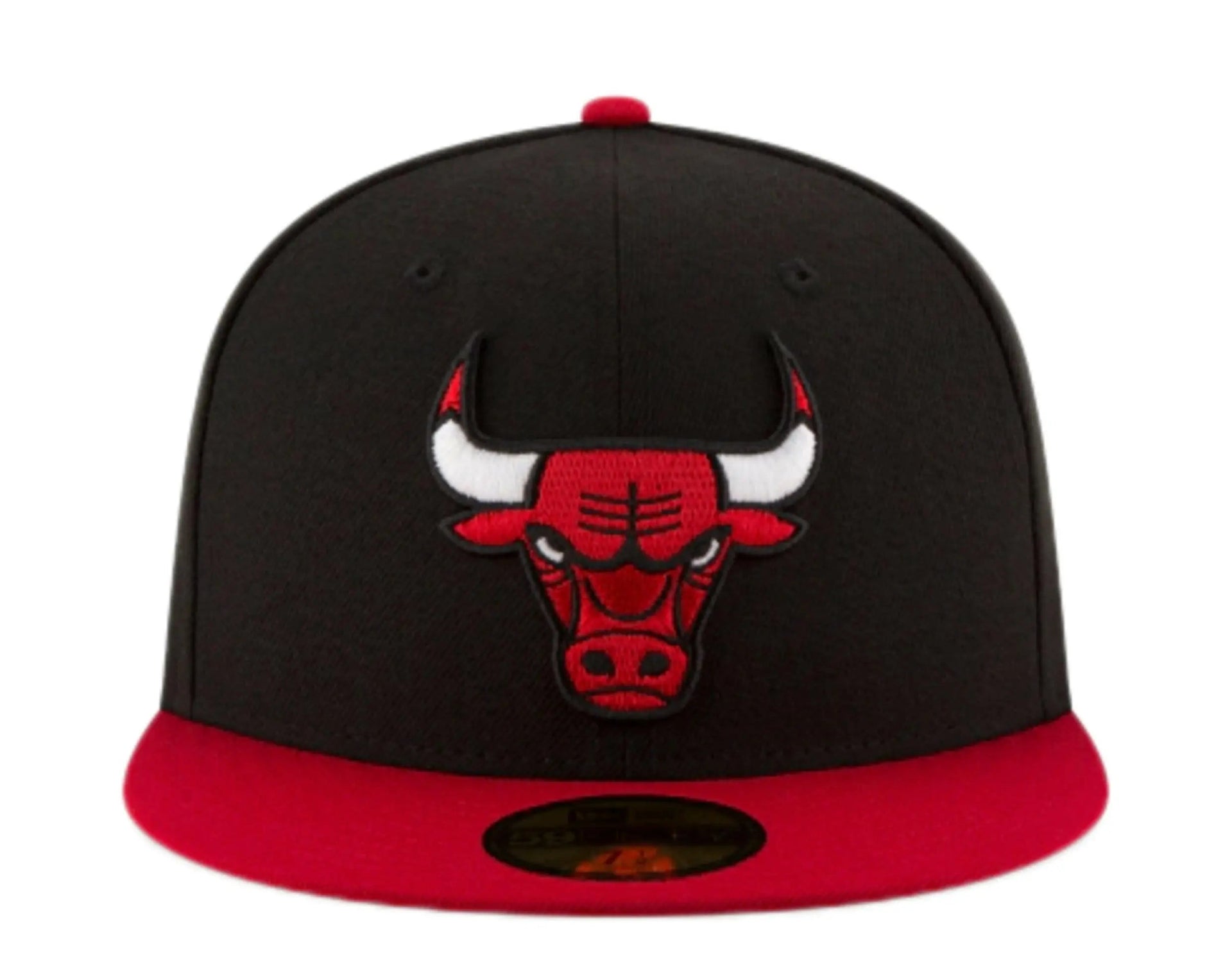 New Era Chicago Bulls Alternate 2-Tone Men Fitted Hat Black/Red