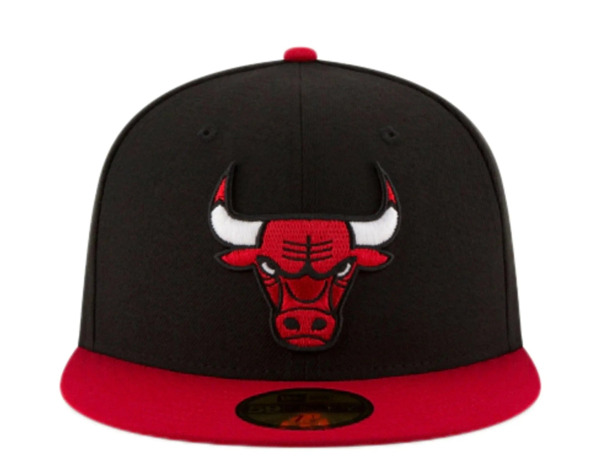 New Era Chicago Bulls Alternate 2-Tone Men Fitted Hat Black/Red