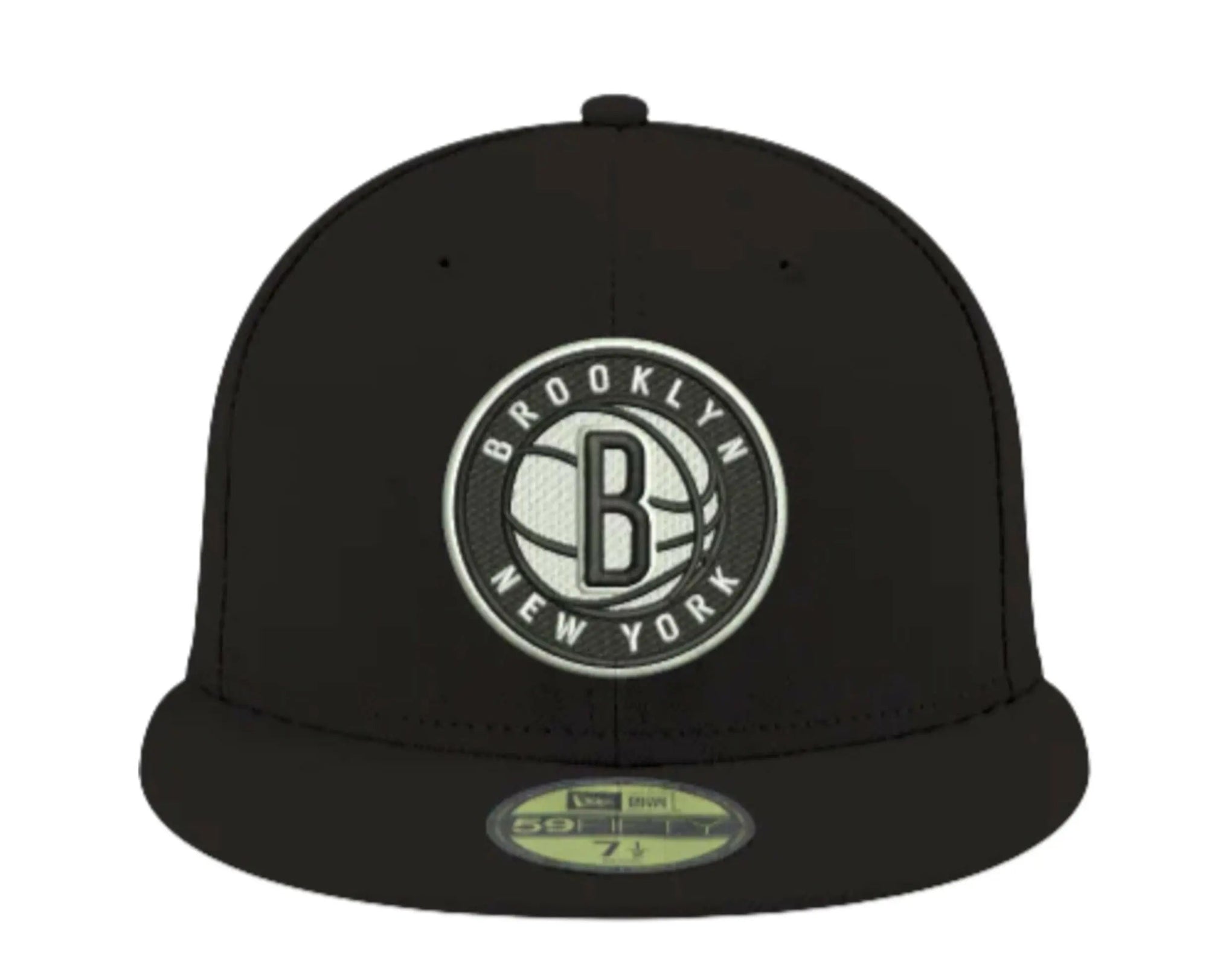 New Era 59Fifty Men Brooklyn Nets Fitted Hat Black/White