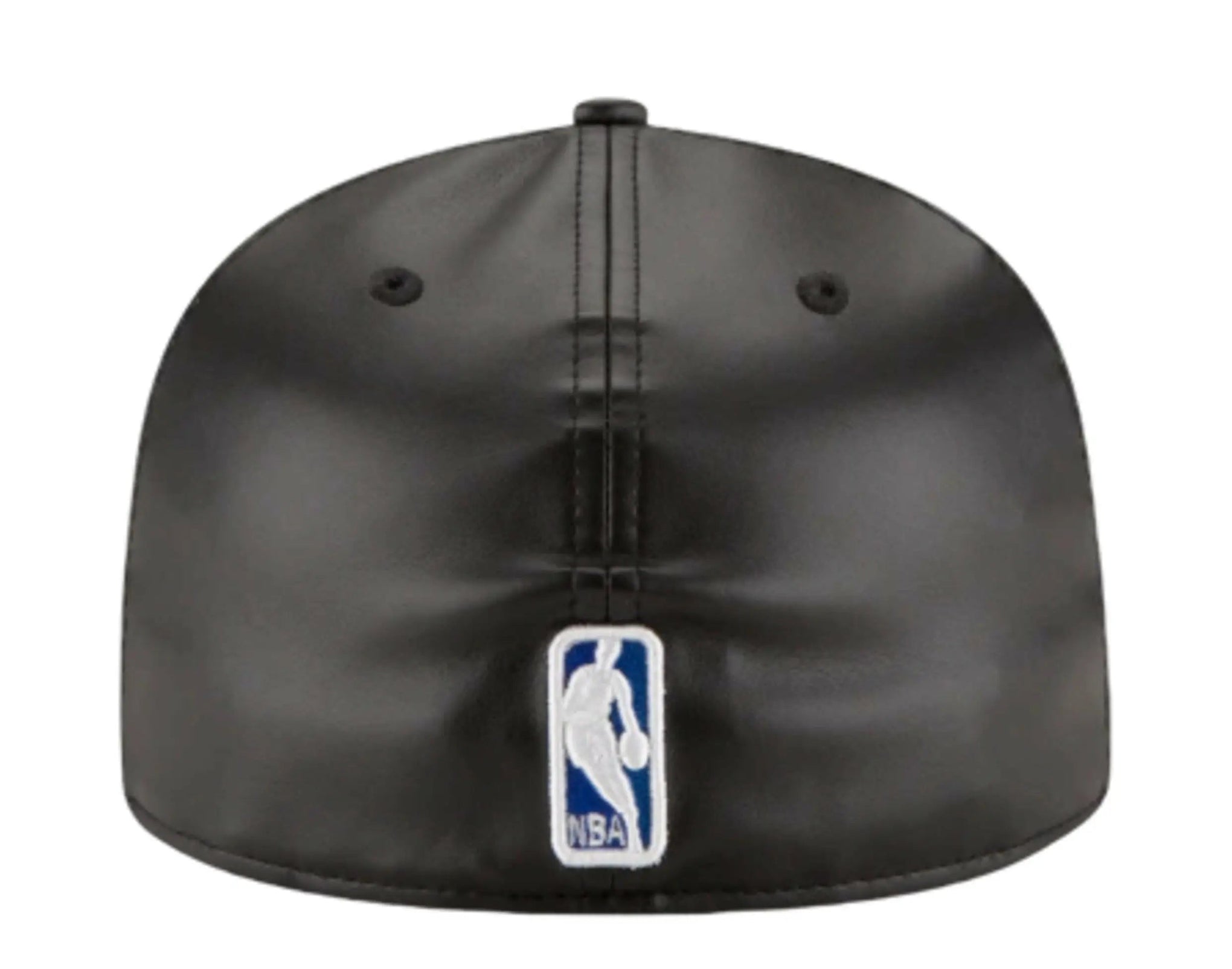 New Era 59Fifty Men Los Angeles Clippers Team Faux Leather Fitted Hat Black