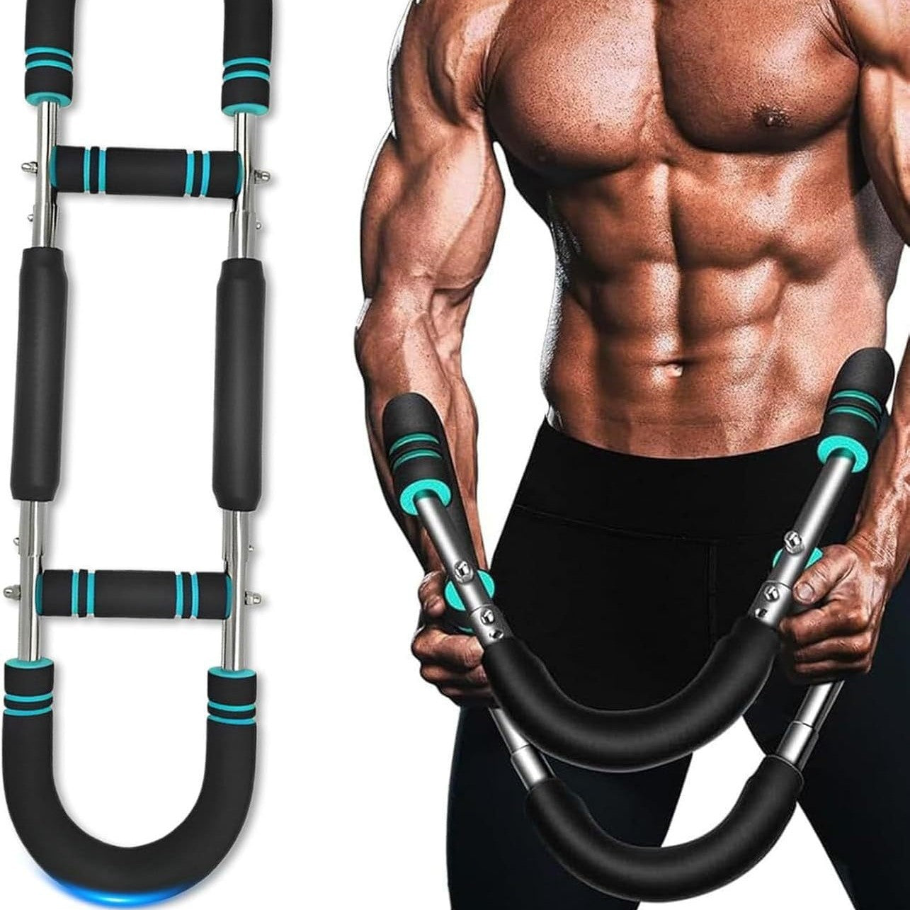 Multifunction Adjustable Arm Strength Trainer U-Shaped Chest Muscle Fitness Equipment