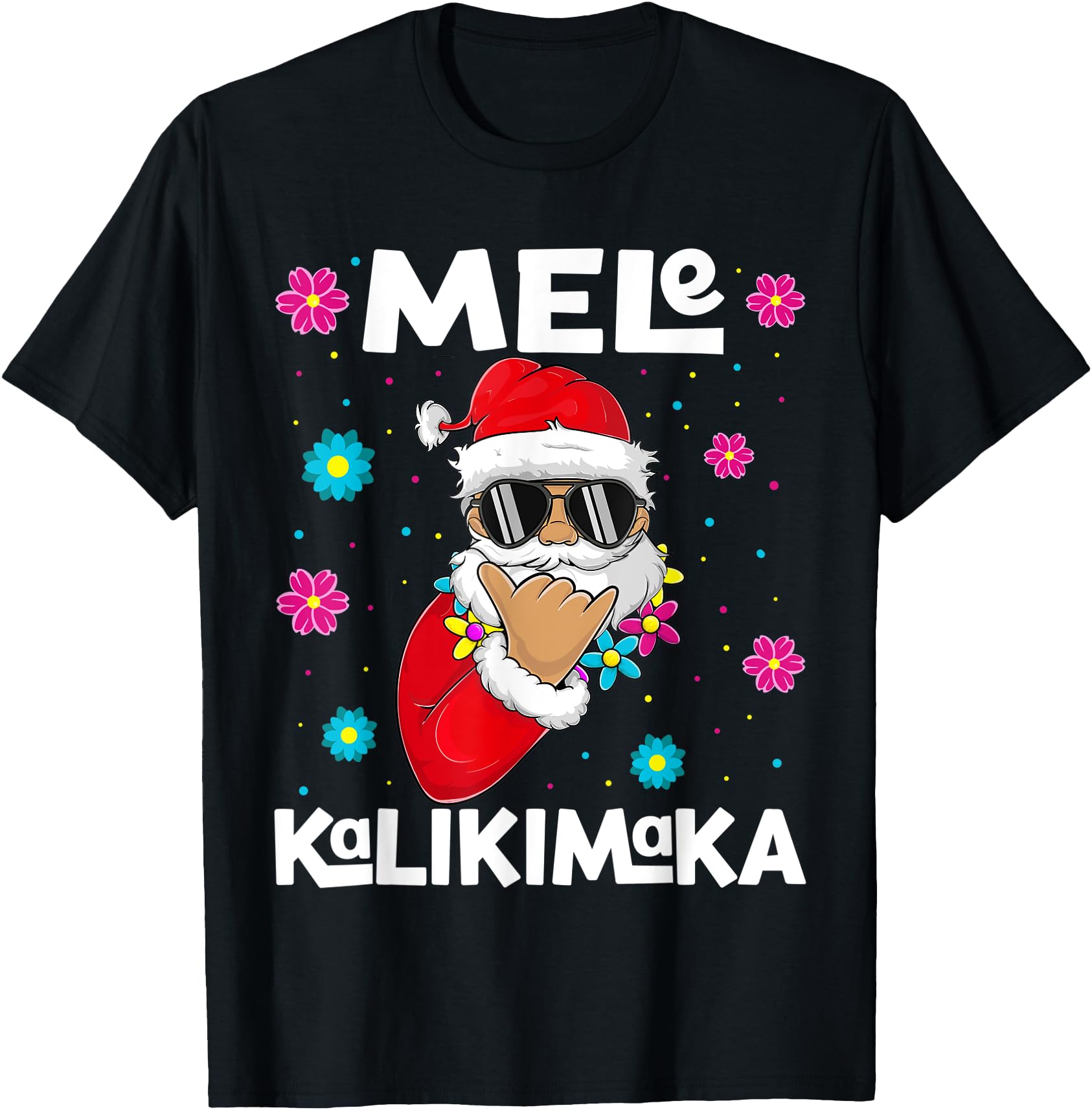 Christmas Mele kalikimaka Apparel, Shaka Santa Claus Men Boy