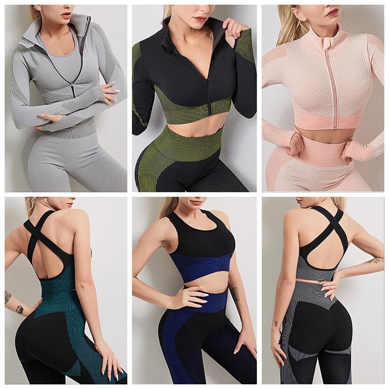 Signature Collection Yoga Sports Bra Leggings Set Premium Fitness Apparel