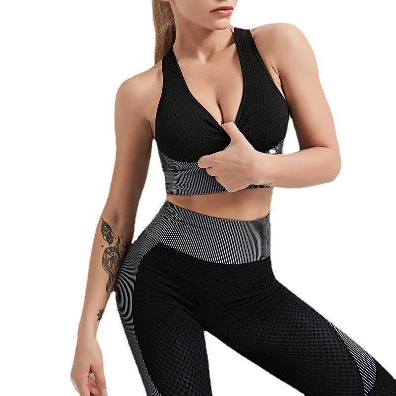 Signature Collection Yoga Sports Bra Leggings Set Premium Fitness Apparel