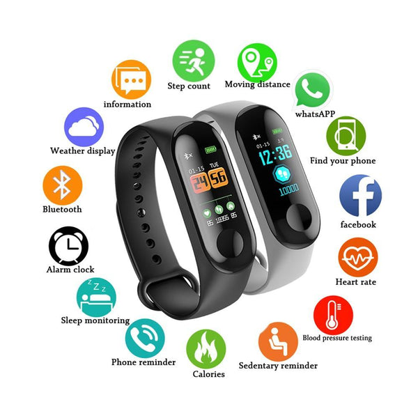 Bluetooth Sport Smart Watch Fitness Tracker Android IOS Smartwatch