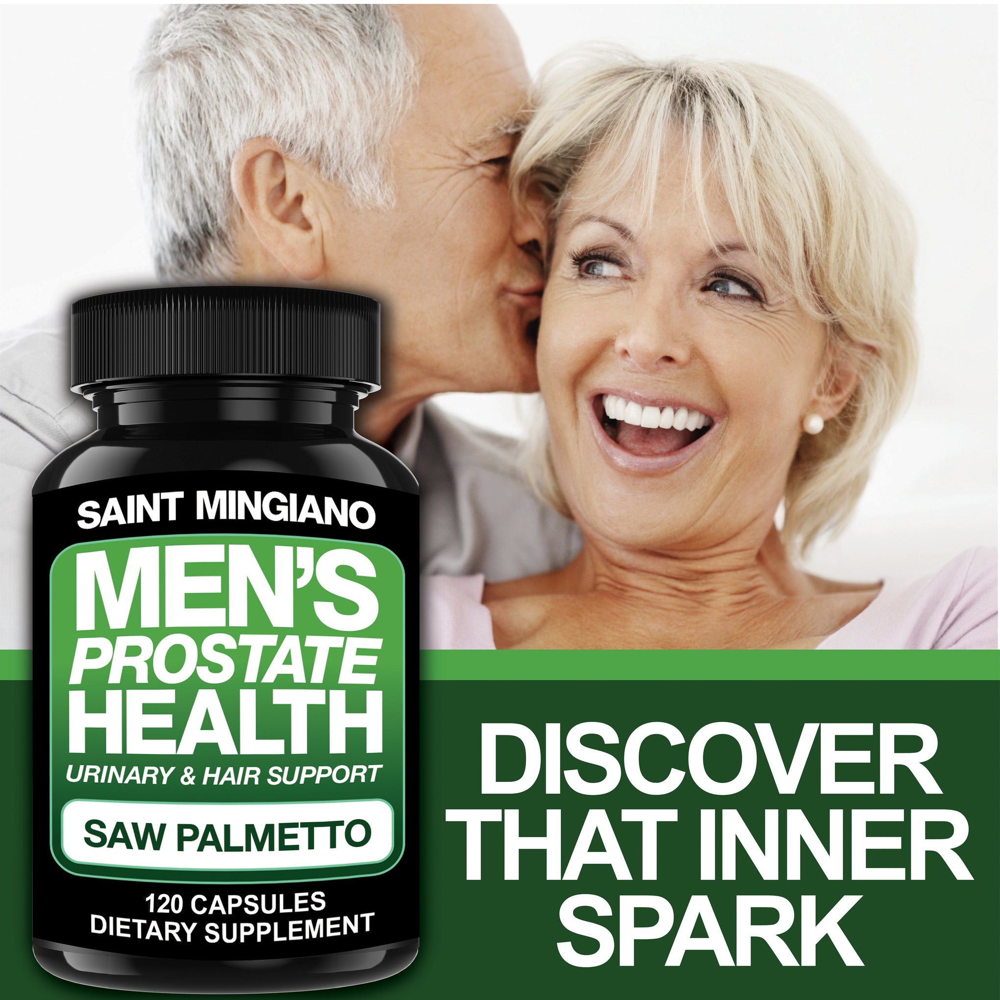 Men's Prostate Health Supplement Saw Palmetto Advanced Support Capsules