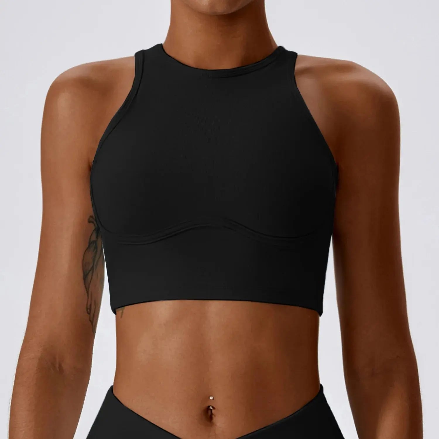 Women's Gathered Push Up Fitness Top