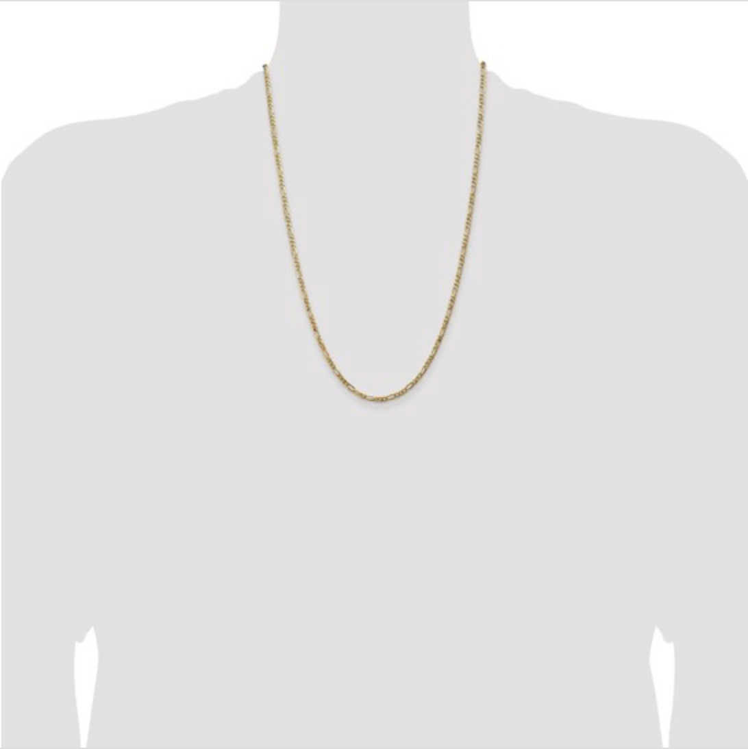 Semi-Solid Figaro Chain
