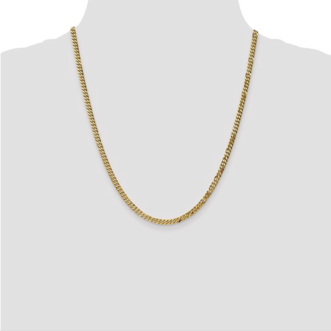 Flat Beveled Curb Chain
