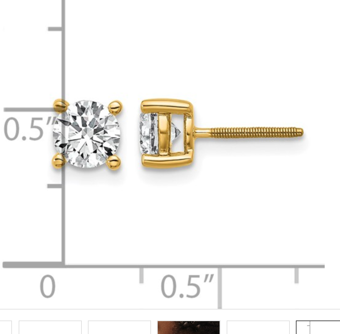 Lab Grown Diamond Earring