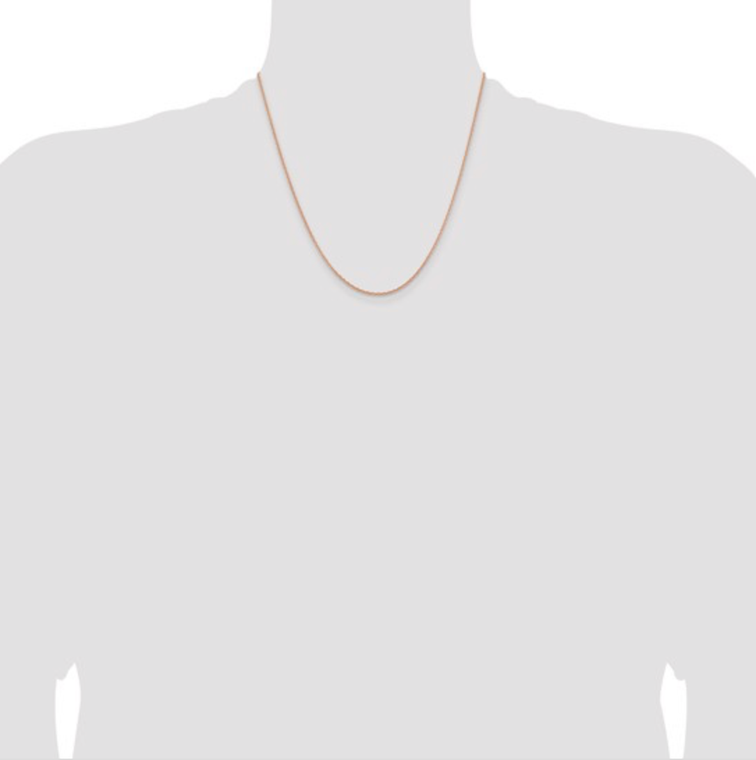 14K & 10K Gold Diamond-Cut Forzantine Cable Chain Necklace – Lobster Clasp