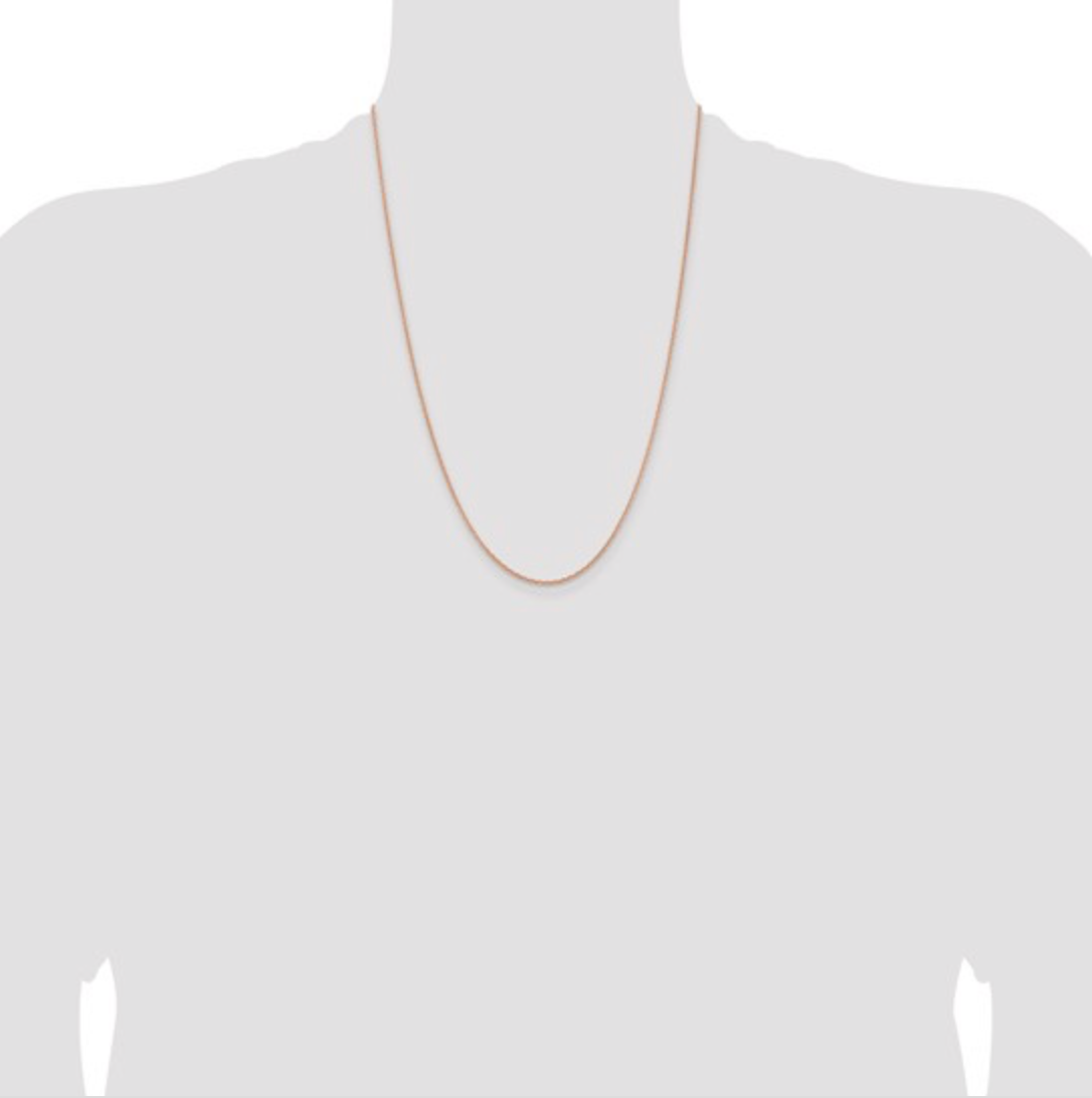 14K & 10K Gold Diamond-Cut Forzantine Cable Chain Necklace – Lobster Clasp