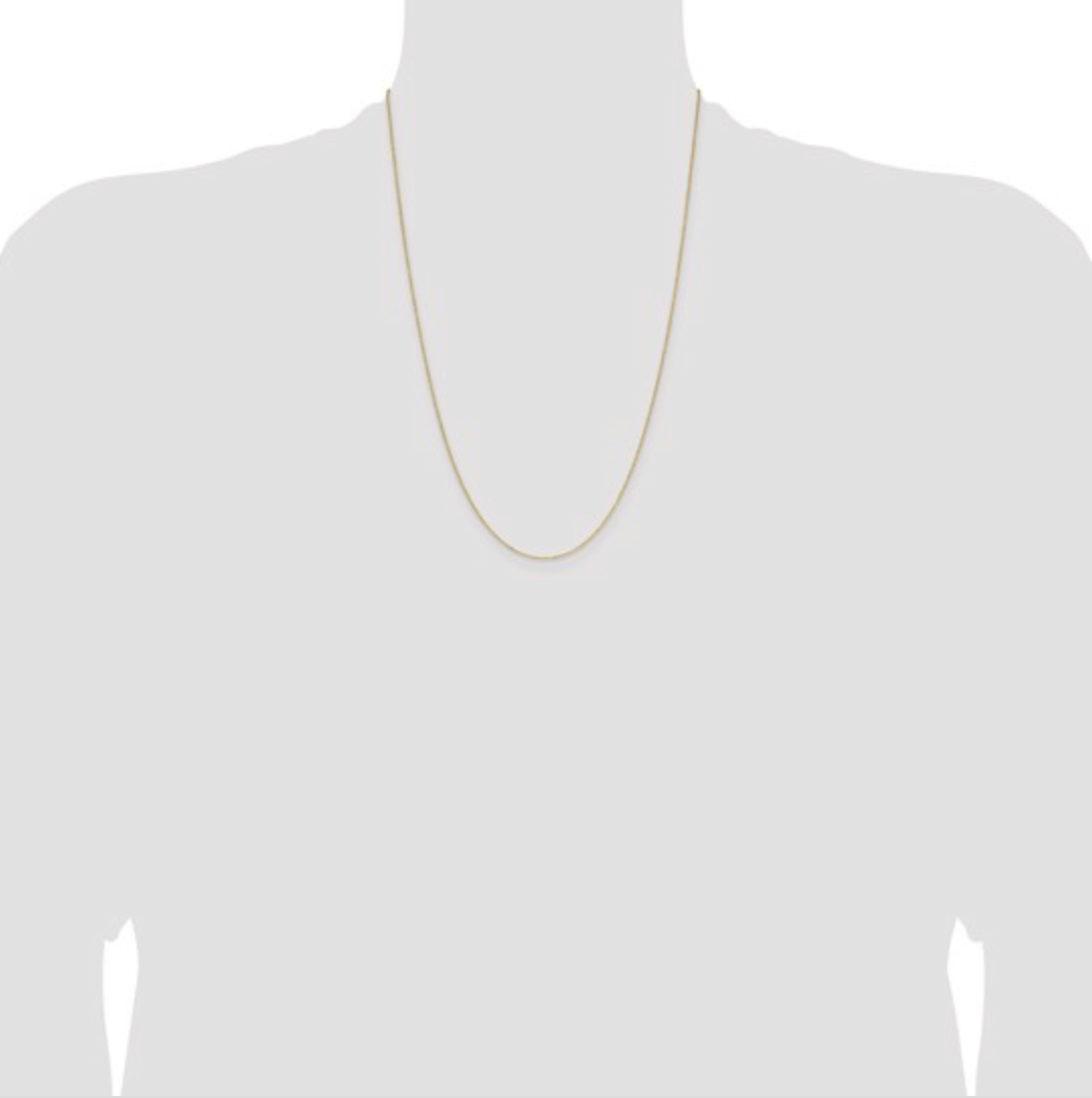14K & 10K Gold Diamond-Cut Forzantine Cable Chain Necklace – Lobster Clasp
