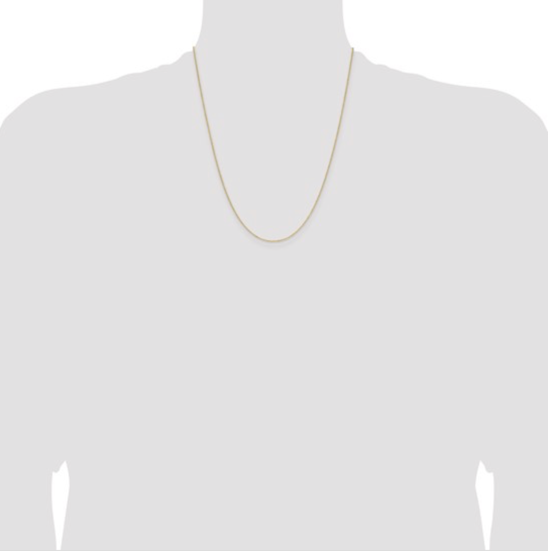 14K & 10K Gold Diamond-Cut Forzantine Cable Chain Necklace – Lobster Clasp