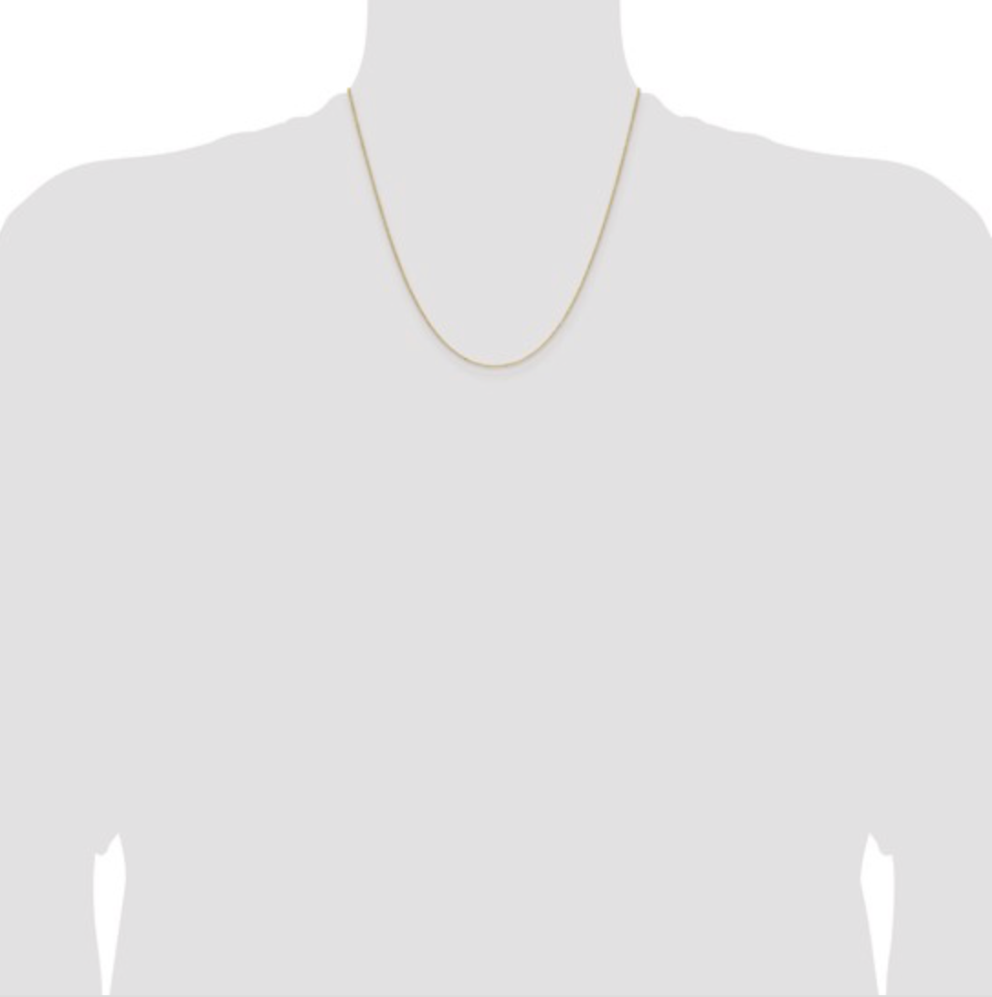 14K & 10K Gold Diamond-Cut Forzantine Cable Chain Necklace – Lobster Clasp
