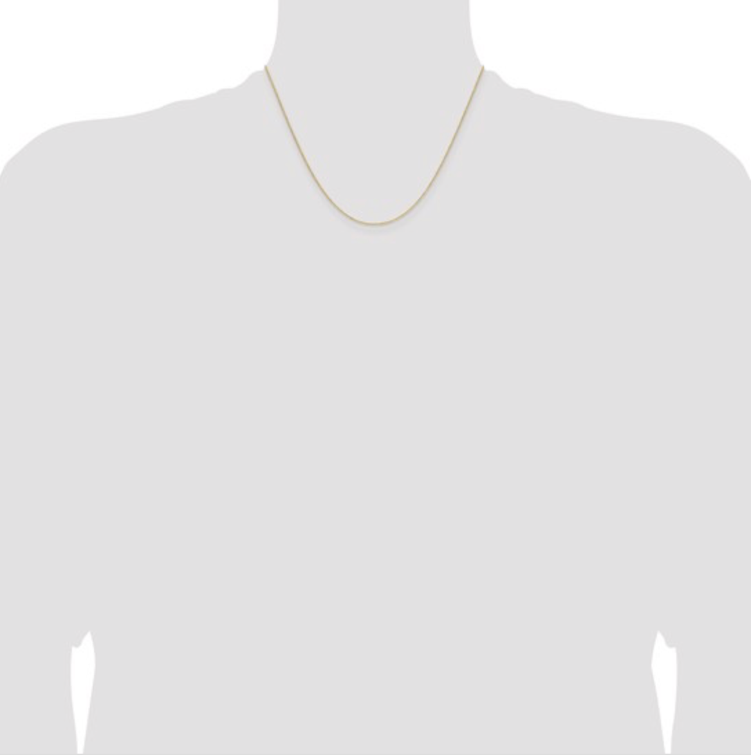 14K & 10K Gold Diamond-Cut Forzantine Cable Chain Necklace – Lobster Clasp