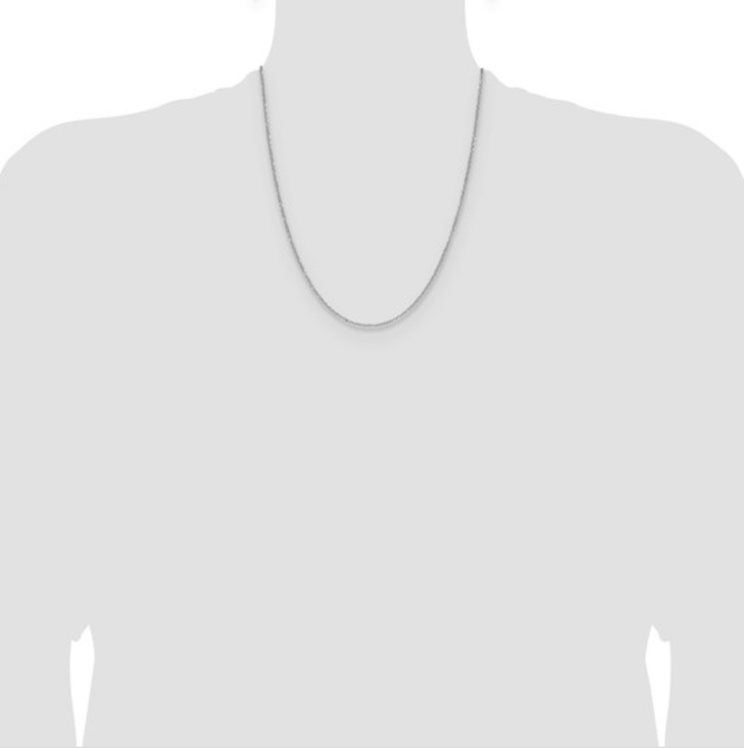 14K & 10K Gold Diamond-Cut Forzantine Cable Chain Necklace – Lobster Clasp