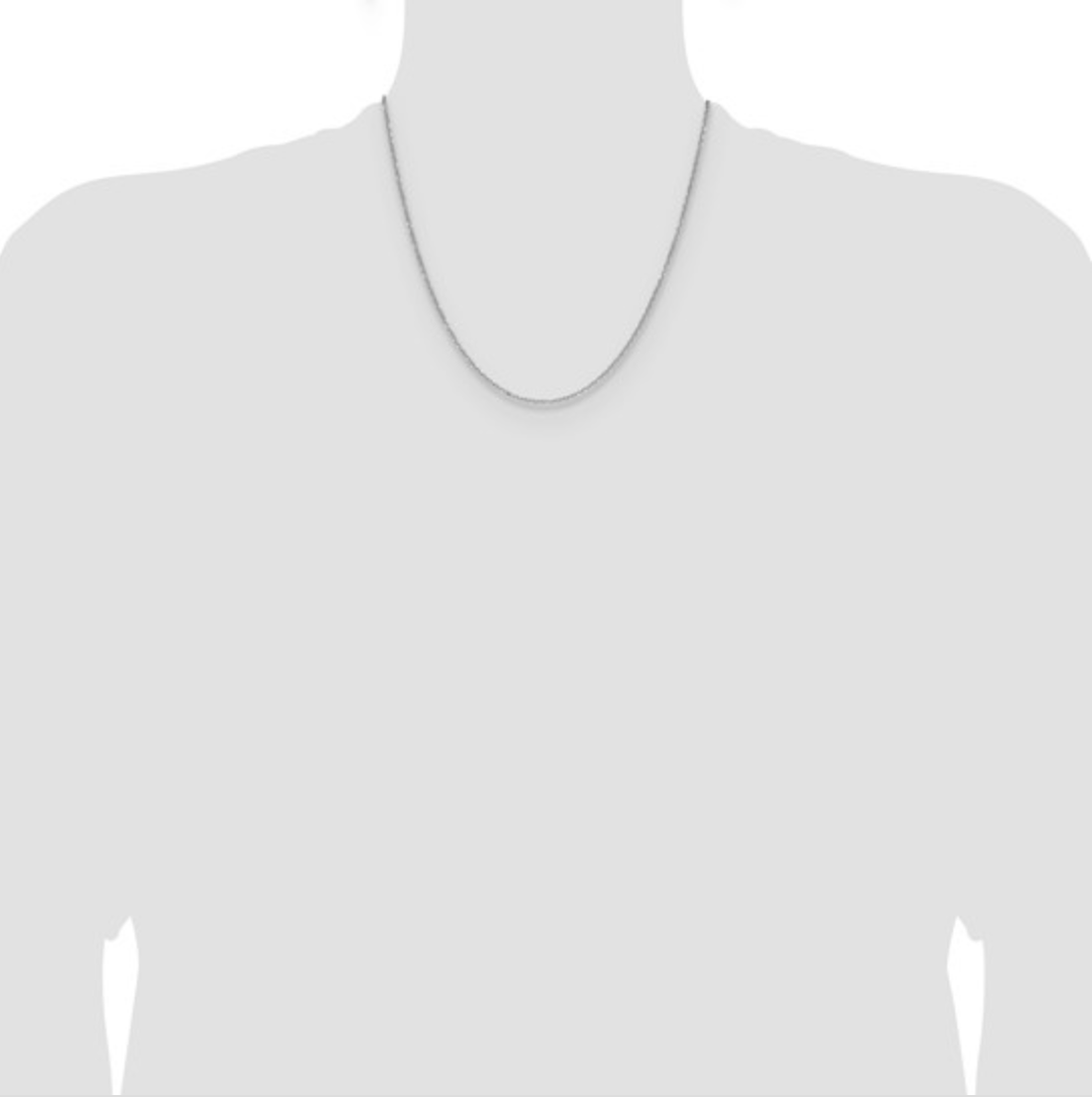 14K & 10K Gold Diamond-Cut Forzantine Cable Chain Necklace – Lobster Clasp