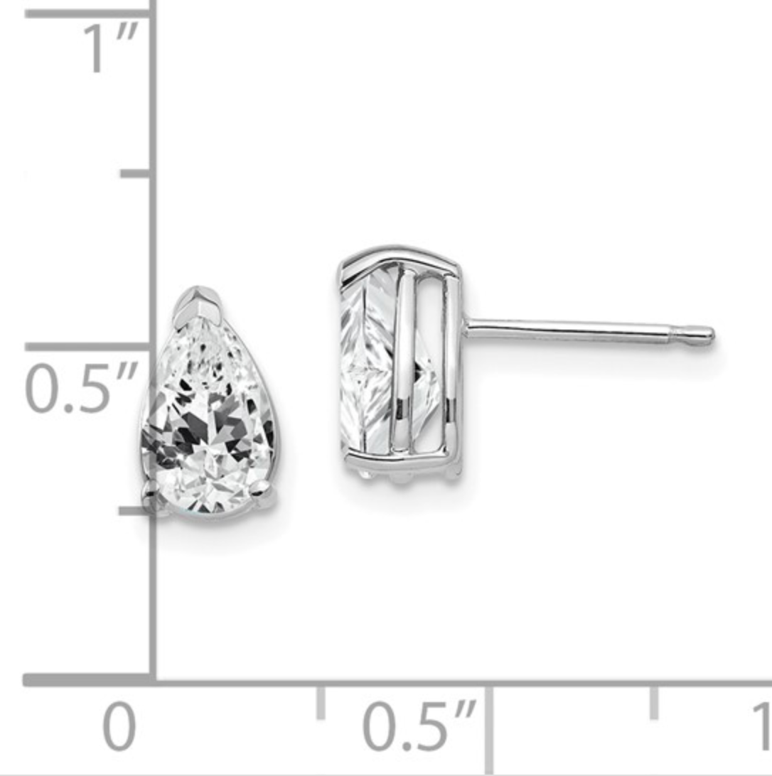 Moissanite 3-Prong Basket Post Earring