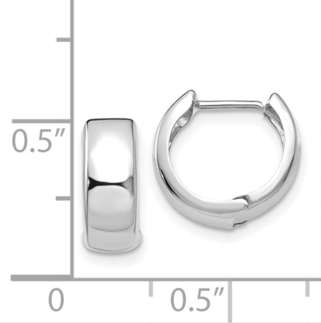 Gold Circle Hoop Earring