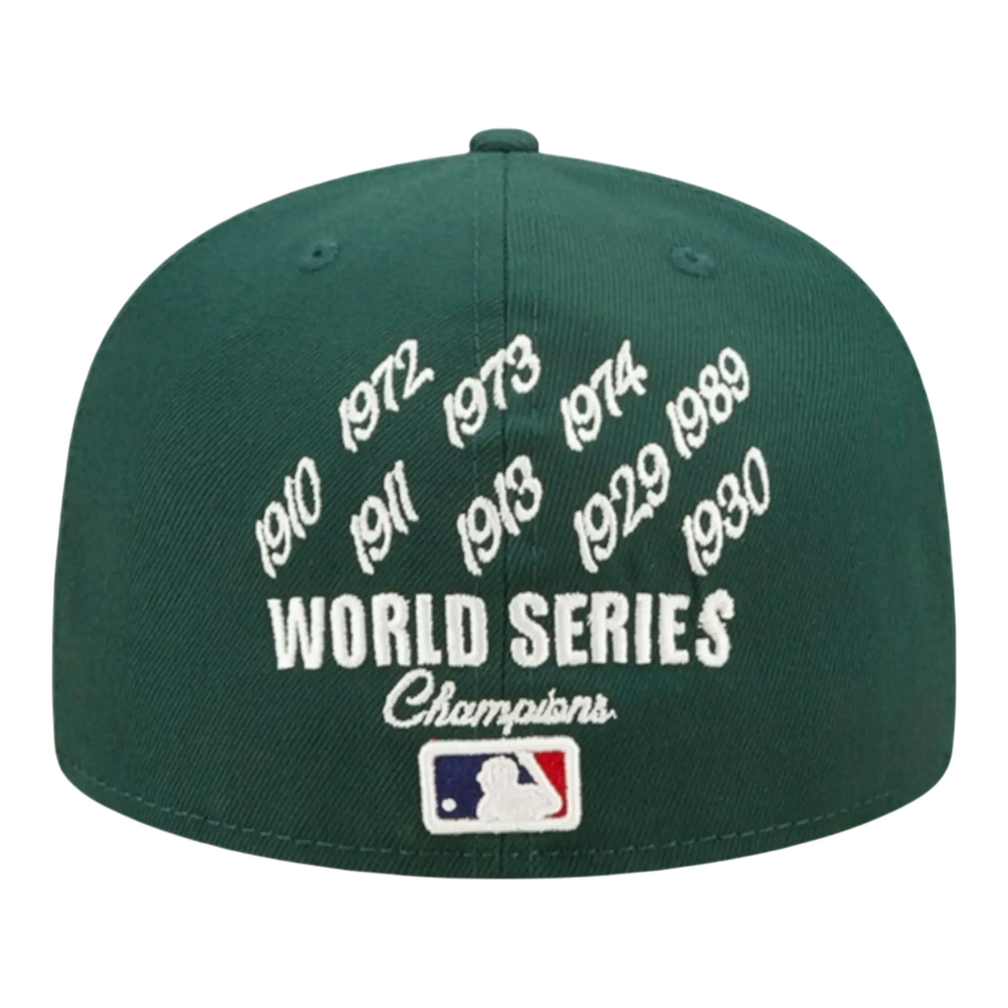 New Era Oakland Athletics Crown Champs WS Men Fitted Hat Green