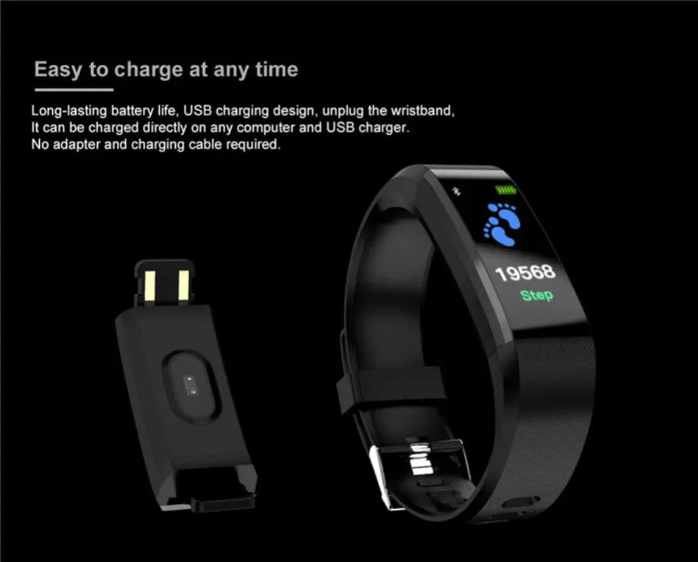 IP67 Waterproof Smart Watch Fitness Tracker Heart Rate Sleep