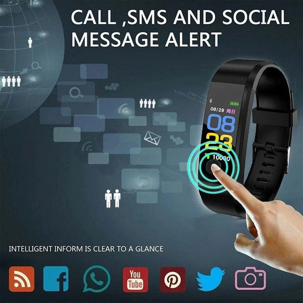IP67 Waterproof Smart Watch Fitness Tracker Heart Rate Sleep