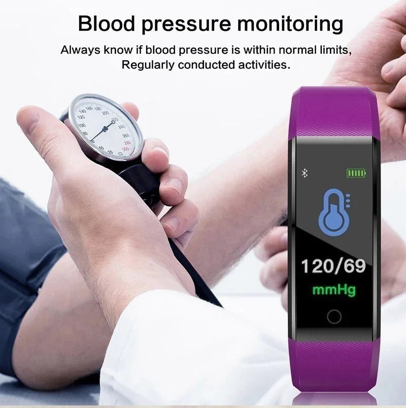 IP67 Waterproof Smart Watch Fitness Tracker Heart Rate Sleep