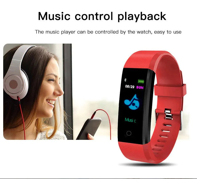 IP67 Waterproof Smart Watch Fitness Tracker Heart Rate Sleep